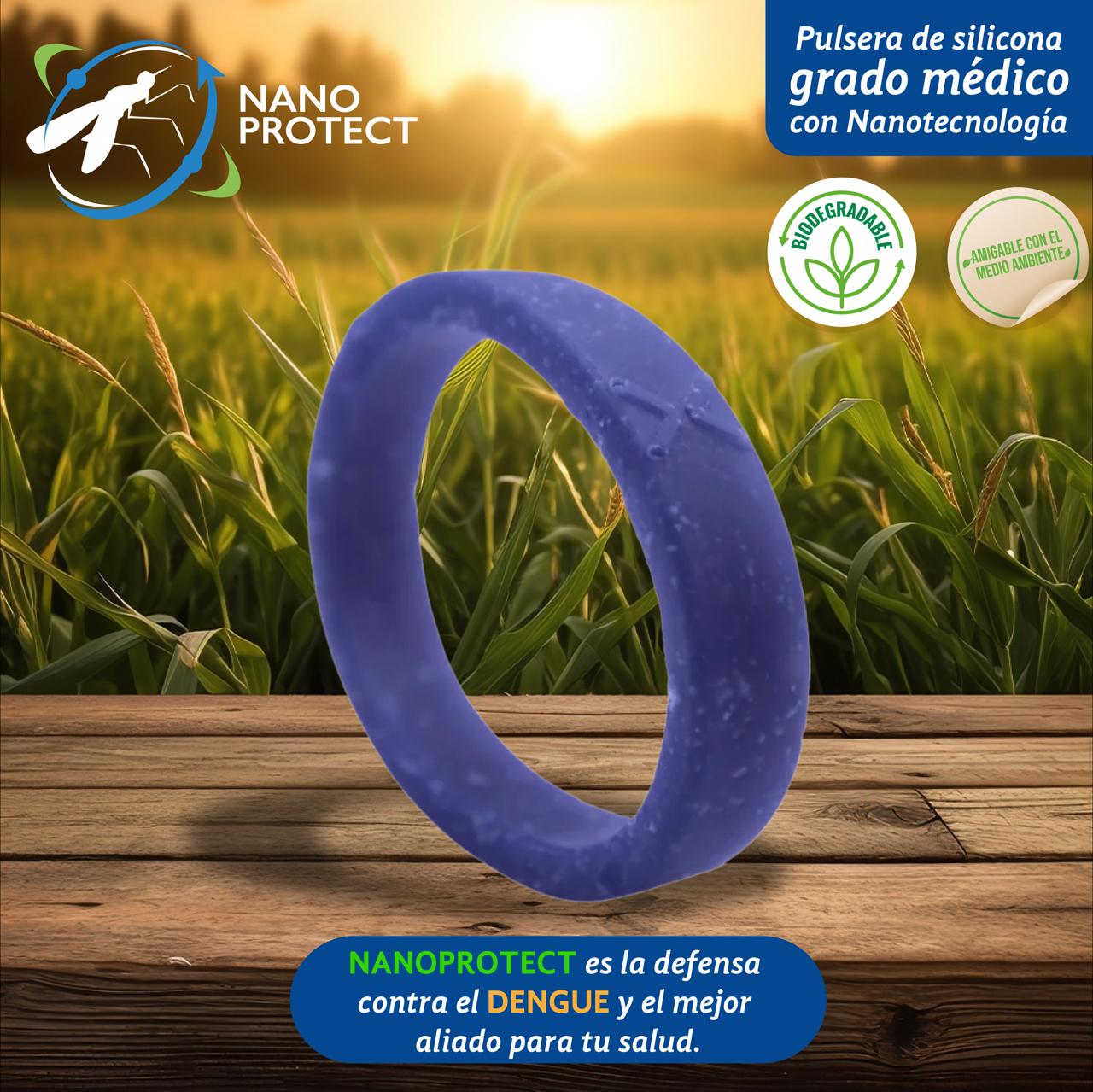 Pulsera Individual de Silicona Grado Médico que previene enfermedades por picadura de mosquitos