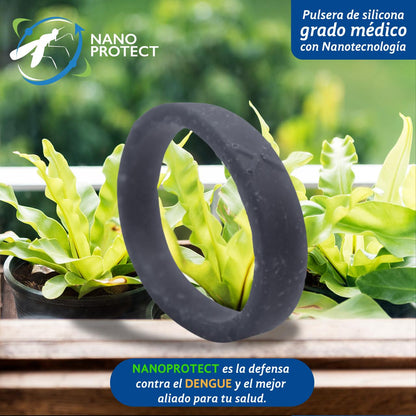 Pulsera Individual de Silicona Grado Médico que previene enfermedades por picadura de mosquitos